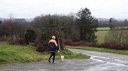 Promenade sous la pluie