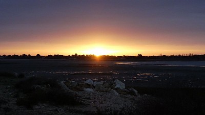 Lever du soleil ce matin avant les nuages