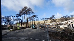 Un camping détruit