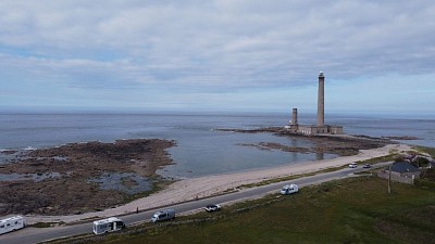 Le sémaphore et le phare de Gatteville