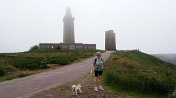 Promenade au phare de Frehel dans la brume