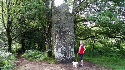 Le menhir de Ceinturat